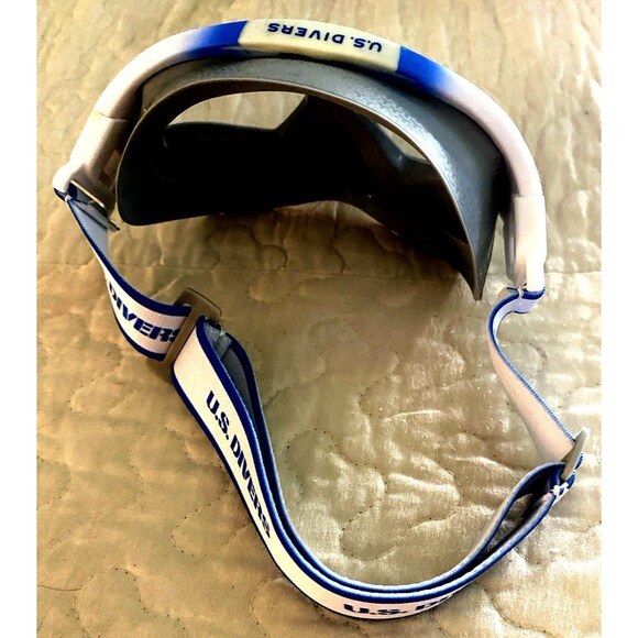 U.S. Divers Avila Jr 2.0 Snorkeling Mask - White/Blue - Picture 3 of 4